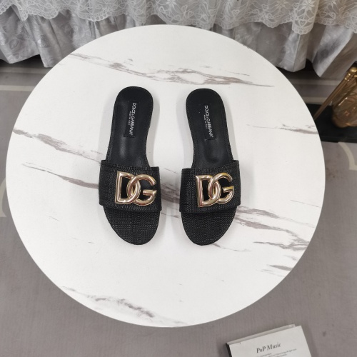 Replica Dolce & Gabbana D&G Slippers For Women #1198078 $115.00 USD for Wholesale