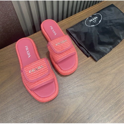 Prada Slippers For Women #1198119 $88.00 USD, Wholesale Replica Prada Slippers