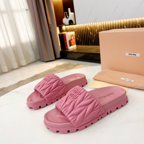 MIU MIU Slippers For Women #1198140 $82.00 USD, Wholesale Replica MIU MIU Slippers