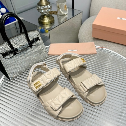 Replica MIU MIU Sandal For Women #1198143 $88.00 USD for Wholesale