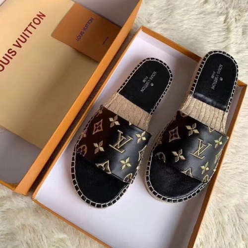 Louis Vuitton Slippers For Women #1198160 $64.00 USD, Wholesale Replica Louis Vuitton Slippers