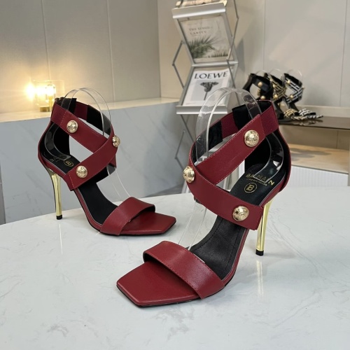 Replica Balmain Sandal For Women #1198258 $82.00 USD for Wholesale