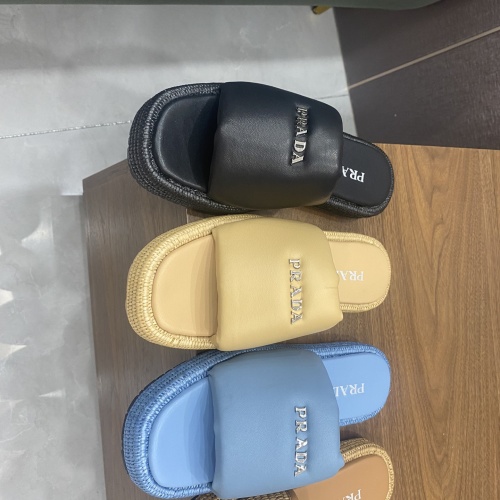 Replica Prada Slippers For Women #1198272 $92.00 USD for Wholesale