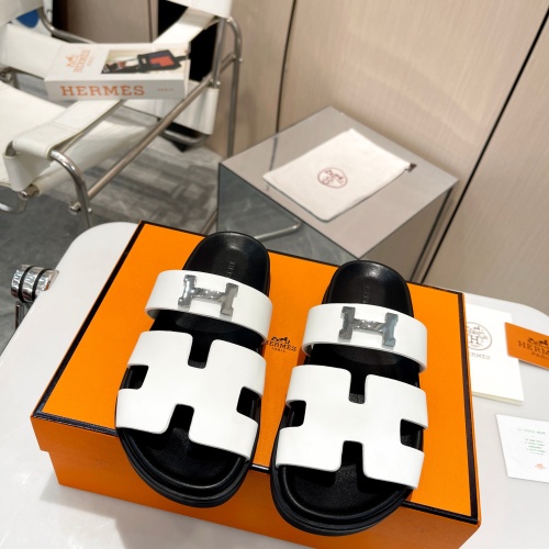 Replica Hermes Slippers For Men #1198285 $88.00 USD for Wholesale