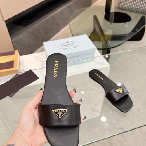 Replica Prada Slippers For Women #1198298 $64.00 USD for Wholesale