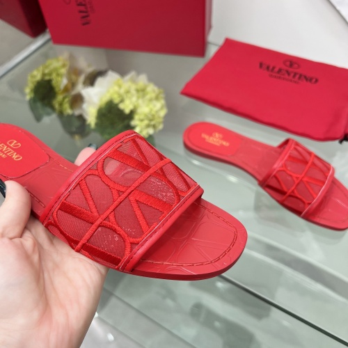 Replica Valentino Slippers For Women #1198328 $82.00 USD for Wholesale