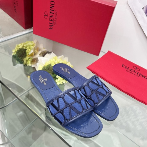 Replica Valentino Slippers For Women #1198330 $82.00 USD for Wholesale