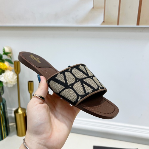 Replica Valentino Slippers For Women #1198341 $82.00 USD for Wholesale