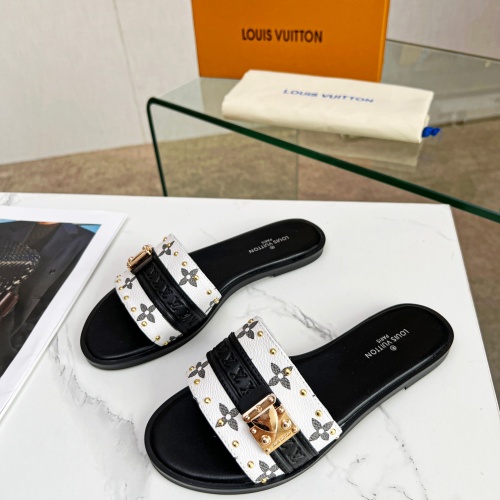 Replica Louis Vuitton Slippers For Women #1198358 $64.00 USD for Wholesale