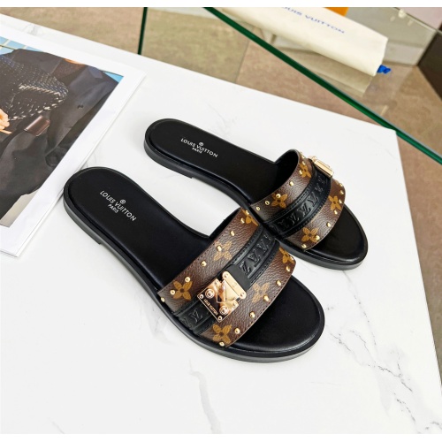 Louis Vuitton Slippers For Women #1198360 $64.00 USD, Wholesale Replica Louis Vuitton Slippers