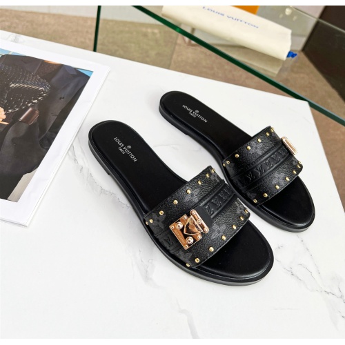 Louis Vuitton Slippers For Women #1198361 $64.00 USD, Wholesale Replica Louis Vuitton Slippers