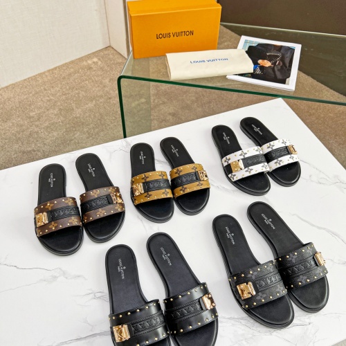 Replica Louis Vuitton Slippers For Women #1198363 $64.00 USD for Wholesale