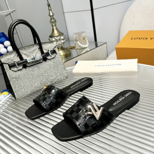 Louis Vuitton Slippers For Women #1198370 $80.00 USD, Wholesale Replica Louis Vuitton Slippers