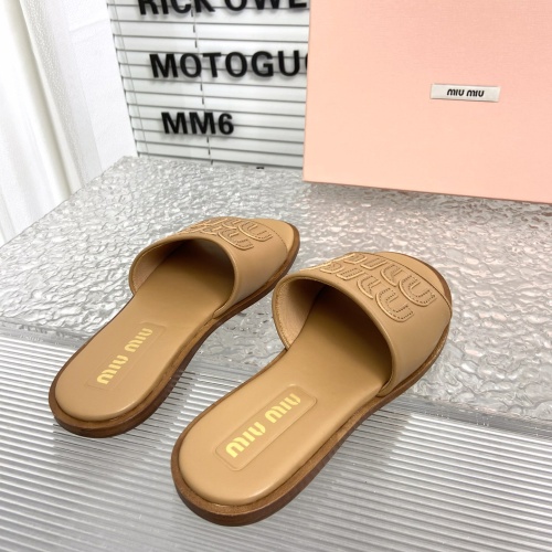 Replica MIU MIU Slippers For Women #1198394 $108.00 USD for Wholesale