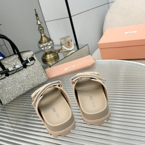 Replica MIU MIU Slippers For Women #1198396 $85.00 USD for Wholesale