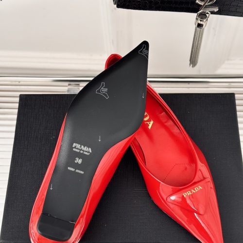 Replica Prada Flat Shoes For Women #1198424 $112.00 USD for Wholesale