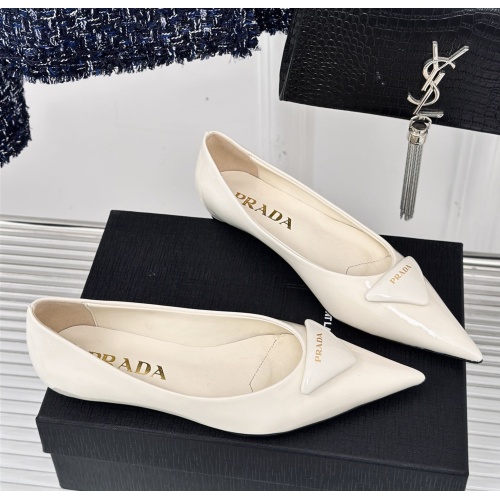 Replica Prada Flat Shoes For Women #1198425 $112.00 USD for Wholesale