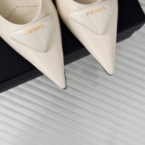 Replica Prada Flat Shoes For Women #1198425 $112.00 USD for Wholesale