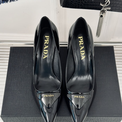 Replica Prada High-heeled Shoes For Women #1198431 $112.00 USD for Wholesale