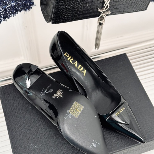 Replica Prada High-heeled Shoes For Women #1198431 $112.00 USD for Wholesale