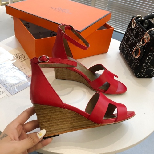 Replica Hermes Sandal For Women #1198497 $96.00 USD for Wholesale