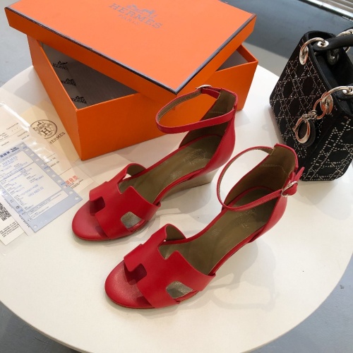 Replica Hermes Sandal For Women #1198497 $96.00 USD for Wholesale