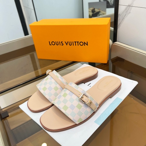 Louis Vuitton Slippers For Women #1198501 $82.00 USD, Wholesale Replica Louis Vuitton Slippers