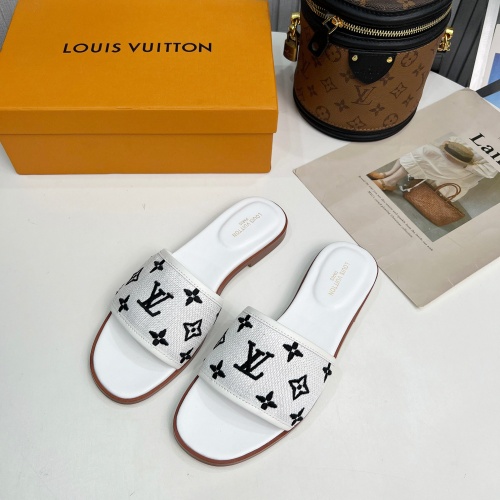 Louis Vuitton Slippers For Women #1198507 $85.00 USD, Wholesale Replica Louis Vuitton Slippers