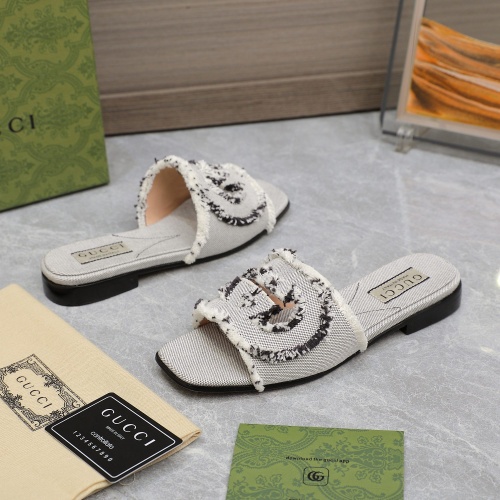 Replica Gucci Slippers For Women #1198558 $105.00 USD for Wholesale