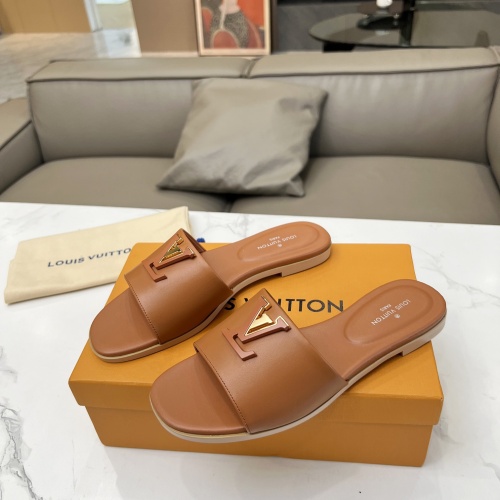 Louis Vuitton Slippers For Women #1198564 $85.00 USD, Wholesale Replica Louis Vuitton Slippers