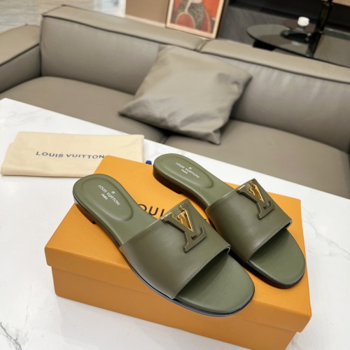 Replica Louis Vuitton Slippers For Women #1198566 $85.00 USD for Wholesale