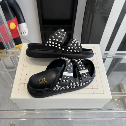 Replica Alexander McQueen Slippers For Women #1198604 $115.00 USD for Wholesale