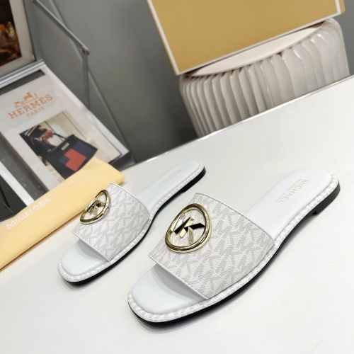 Michael Kors Slippers For Women #1198618 $76.00 USD, Wholesale Replica Michael Kors Slippers