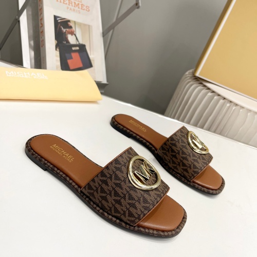 Replica Michael Kors Slippers For Women #1198619 $76.00 USD for Wholesale