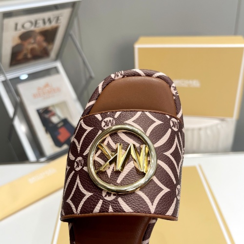 Replica Michael Kors Slippers For Women #1198622 $76.00 USD for Wholesale