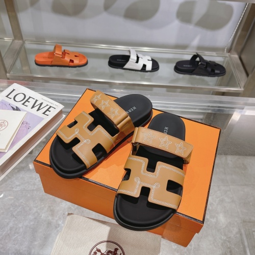 Replica Hermes Slippers For Women #1198660 $96.00 USD for Wholesale