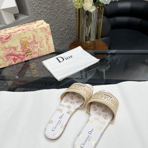 Replica Christian Dior Slippers For Women #1198750 $72.00 USD for Wholesale