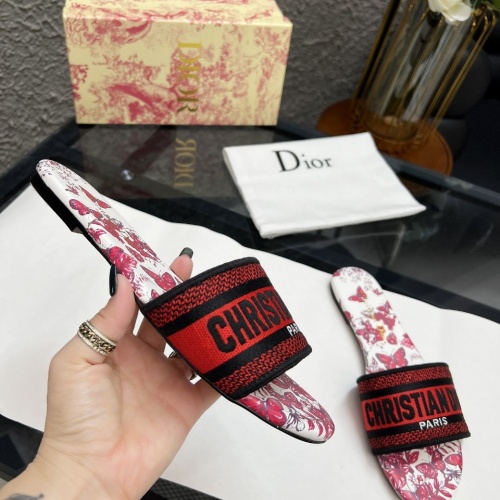 Replica Christian Dior Slippers For Women #1198752 $72.00 USD for Wholesale