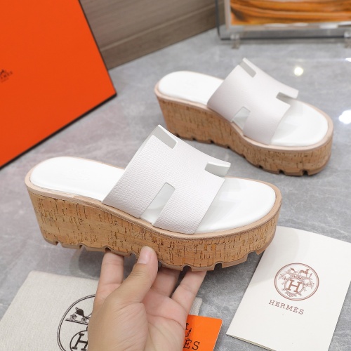 Replica Hermes Slippers For Women #1198805 $102.00 USD for Wholesale