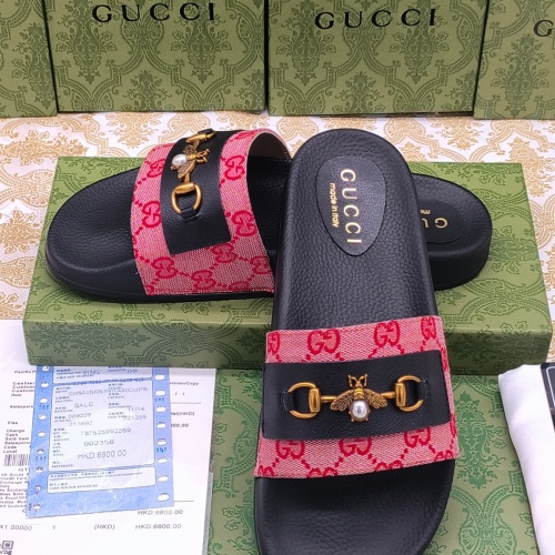 Replica Gucci Slippers For Women #1198820 $52.00 USD for Wholesale