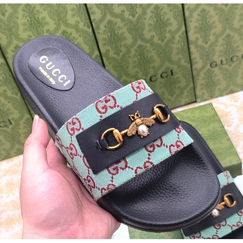 Replica Gucci Slippers For Women #1198828 $52.00 USD for Wholesale