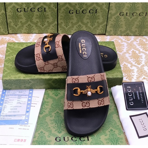 Replica Gucci Slippers For Women #1198832 $52.00 USD for Wholesale