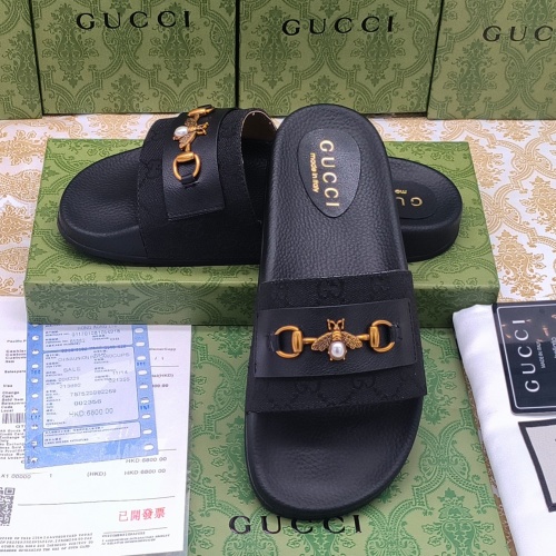 Replica Gucci Slippers For Women #1198836 $52.00 USD for Wholesale