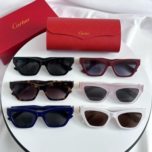 Replica Cartier AAA Quality Sunglassess #1199083 $45.00 USD for Wholesale