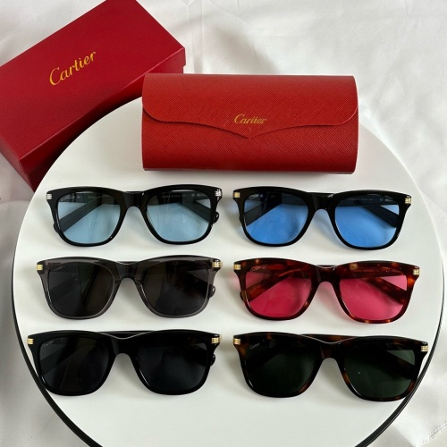 Replica Cartier AAA Quality Sunglassess #1199093 $52.00 USD for Wholesale