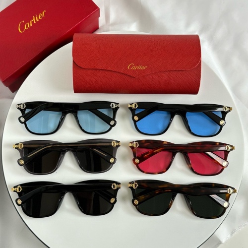 Replica Cartier AAA Quality Sunglassess #1199097 $52.00 USD for Wholesale