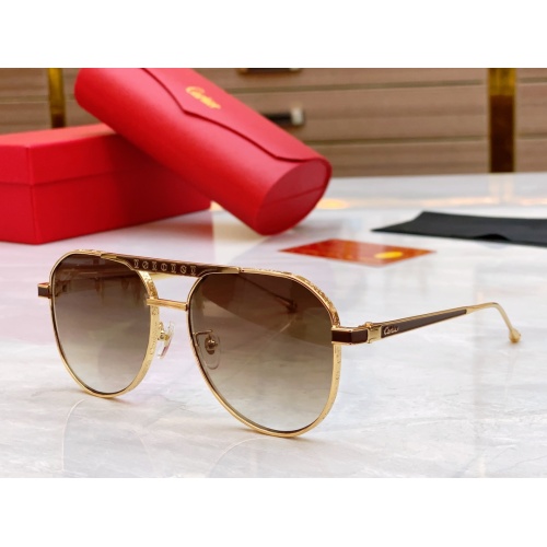 Cartier AAA Quality Sunglassess #1199195 $60.00 USD, Wholesale Replica Cartier AAA Quality Sunglassess