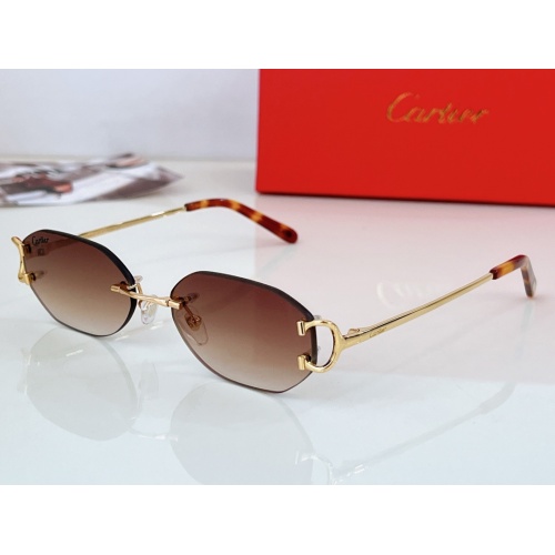 Cartier AAA Quality Sunglassess #1199204 $68.00 USD, Wholesale Replica Cartier AAA Quality Sunglassess