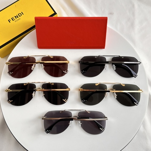 Replica Fendi AAA Quality Sunglasses #1200117 $68.00 USD for Wholesale