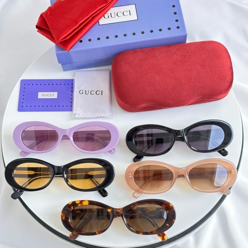 Replica Gucci AAA Quality Sunglasses #1200154 $48.00 USD for Wholesale